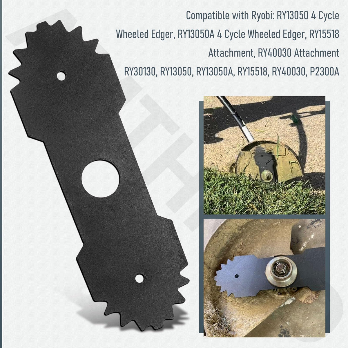 AMTHKNO blade center hole close-up for secure mounting