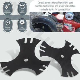 AMTHKNO 9-inch blade with 0.09-inch thickness for durable edging.