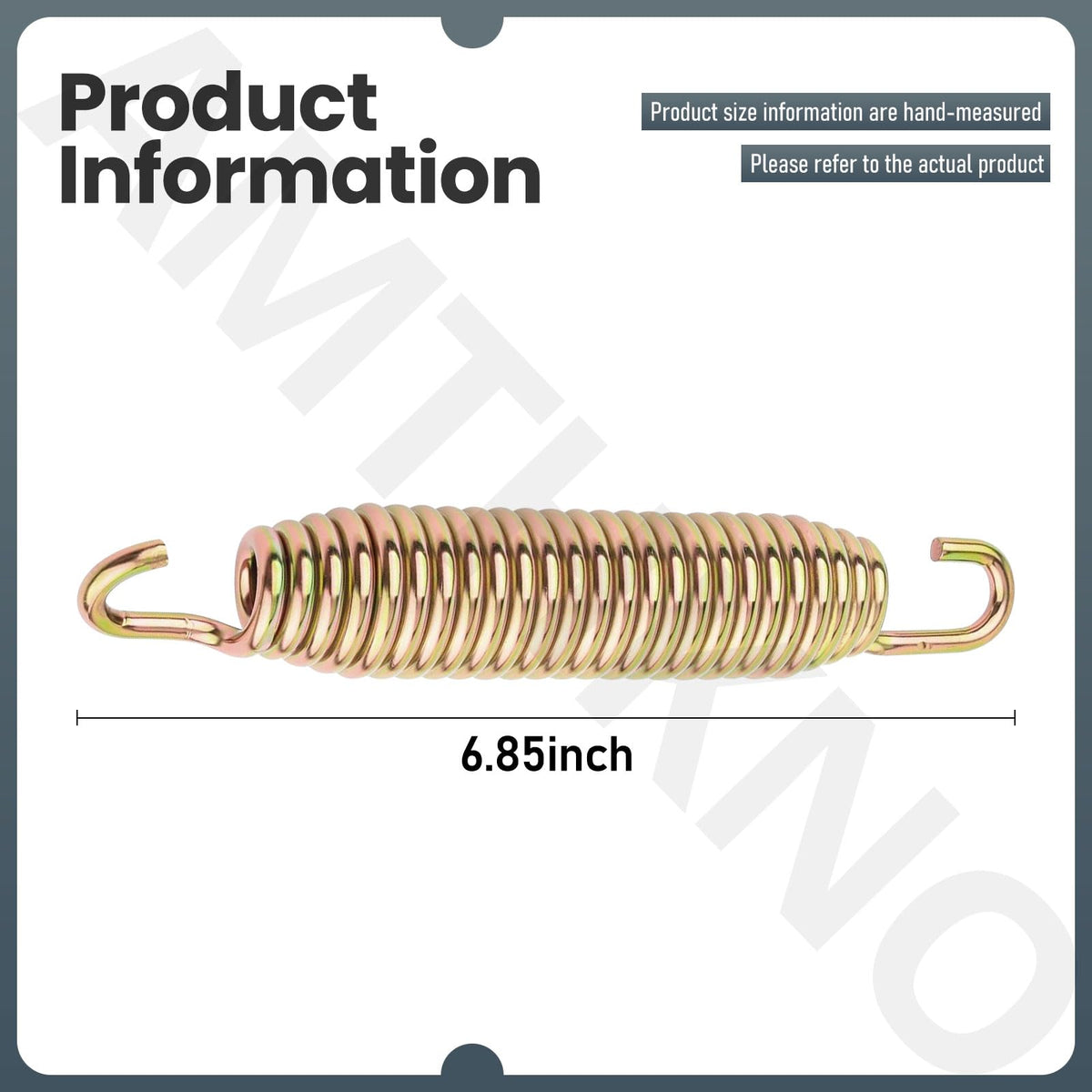 AMTHKNO Bad Boy ZT Elite compatible idler spring in packaging for easy storage