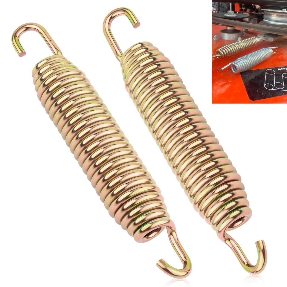 AMTHKNO deck idler spring close-up showing durability and size, 6-3/4 inches