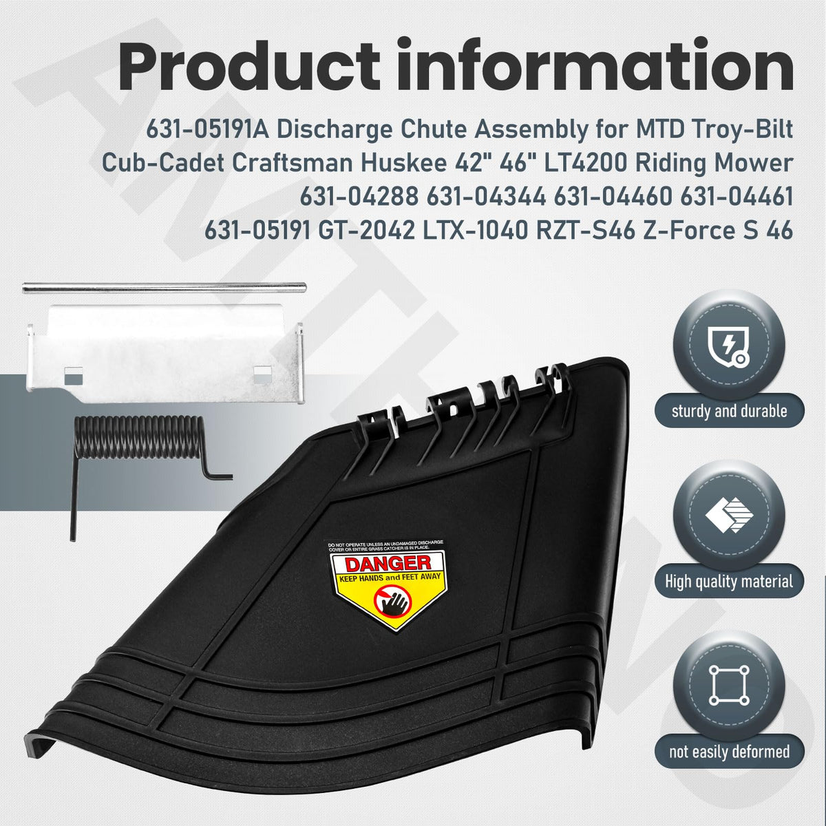 AMTHKNO instruction shot verifies proper fit before purchase