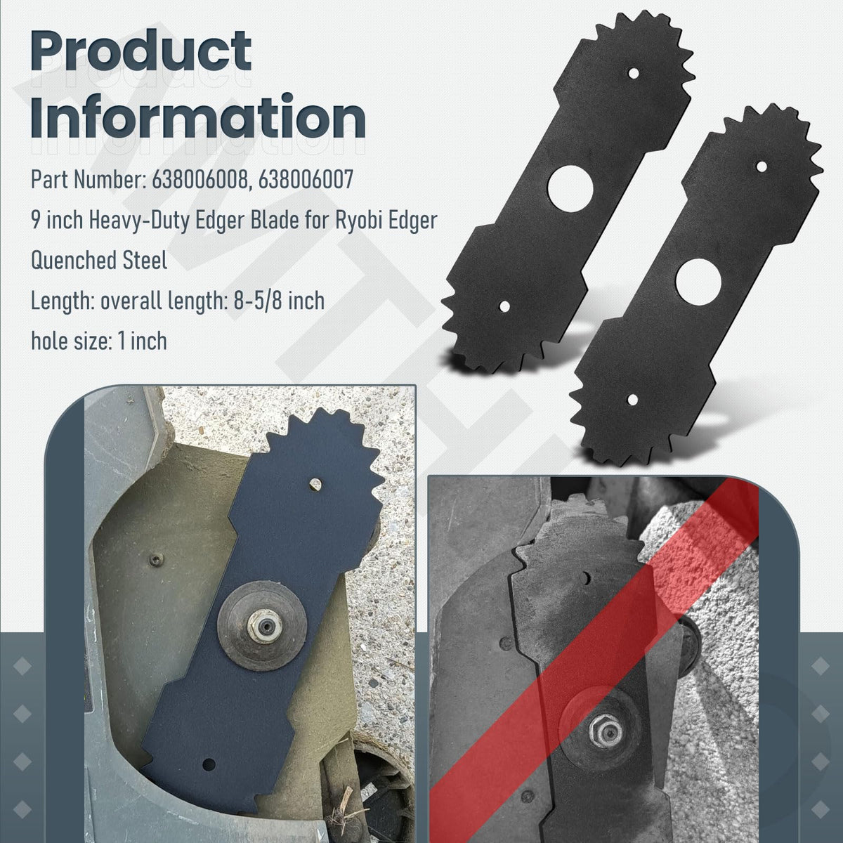 AMTHKNO quenched steel texture indicating long-lasting edge
