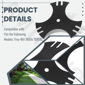AMTHKNO heat-treated edger blade for longer service life.