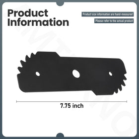 AMTHKNO heavy-duty edger blade in hardened steel for longevity