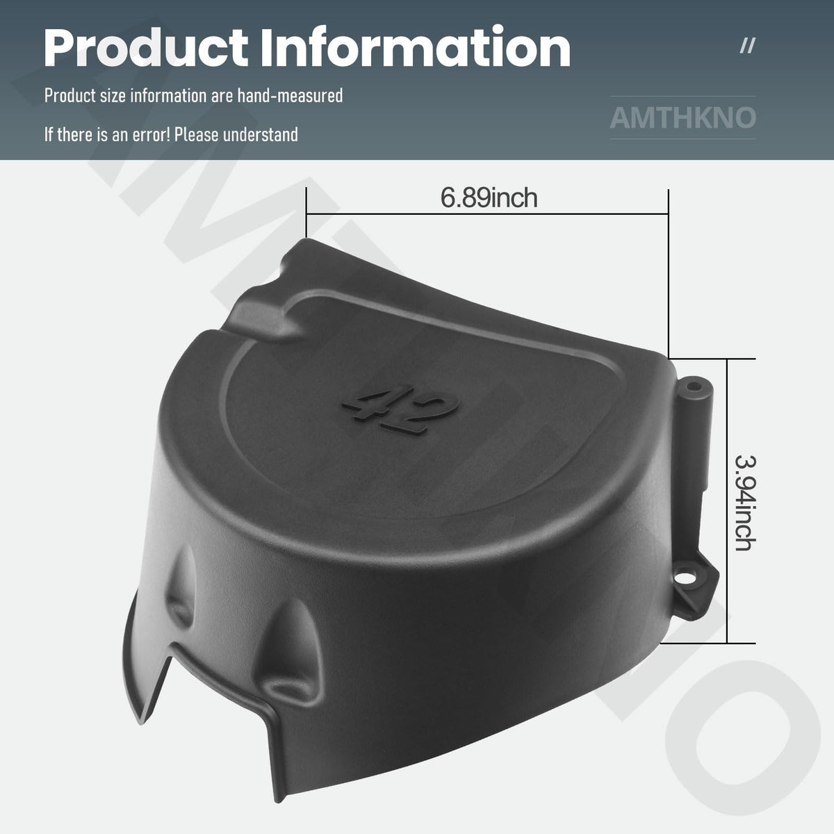 AMTHKNO shield fits John Deere 107S, reliable belt-area protection