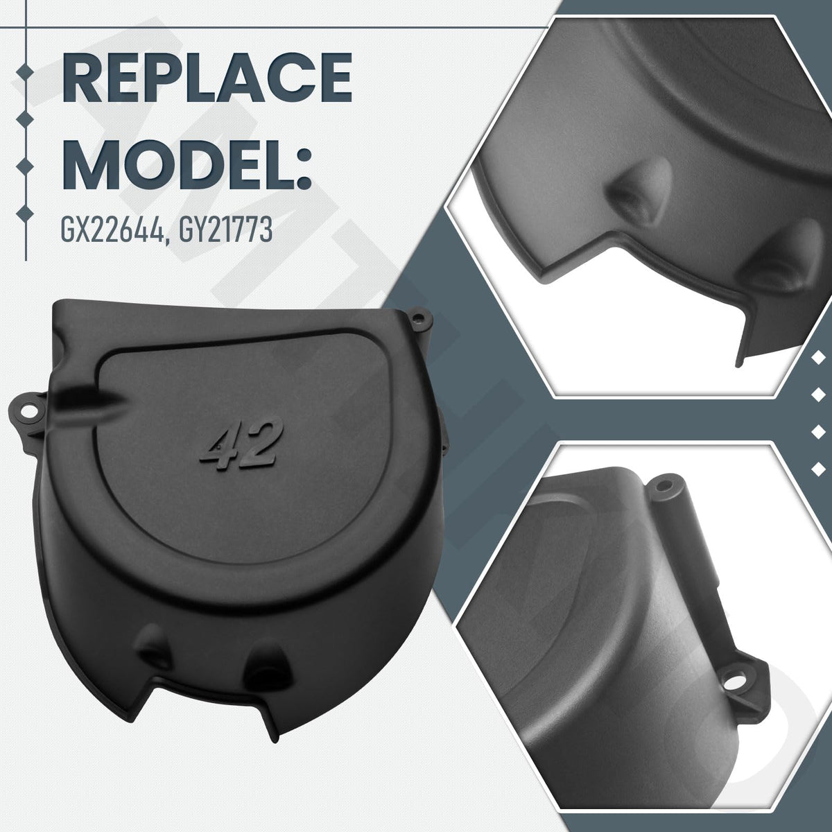 AMTHKNO LA105-LA135 shield improves belt longevity and debris defense