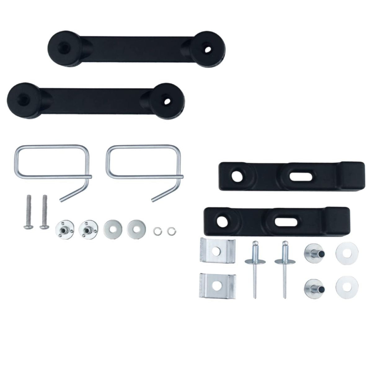 AMTHKNO M72426 rubber hopper latch close-up; durable fit for John Deere tractors.