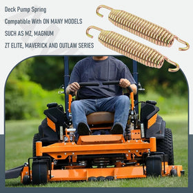 AMTHKNO Magnum Maverick Outlaw compatible idler spring in use on mower