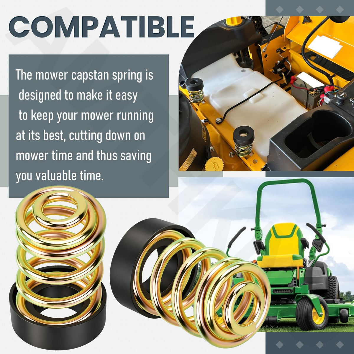 AMTHKNO packaging clearly lists four capstan springs and two compression springs.