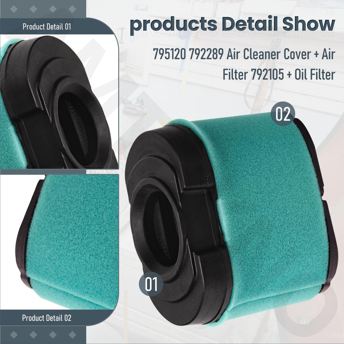 AMTHKNO packaging included, cover, filter, fuel filter, hardware