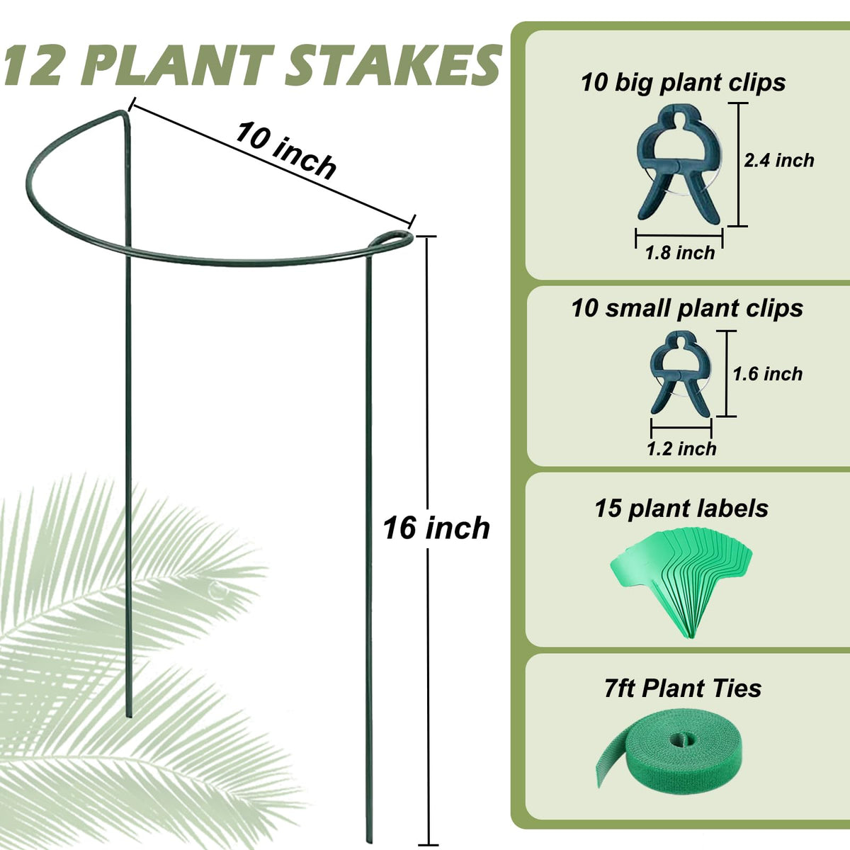 AMUXORA plant clips secure stems for tidy, healthy growth.