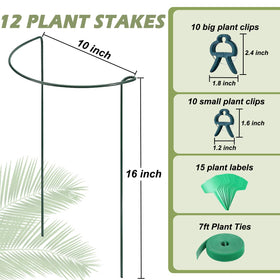 AMUXORA plant clips secure stems for tidy, healthy growth.