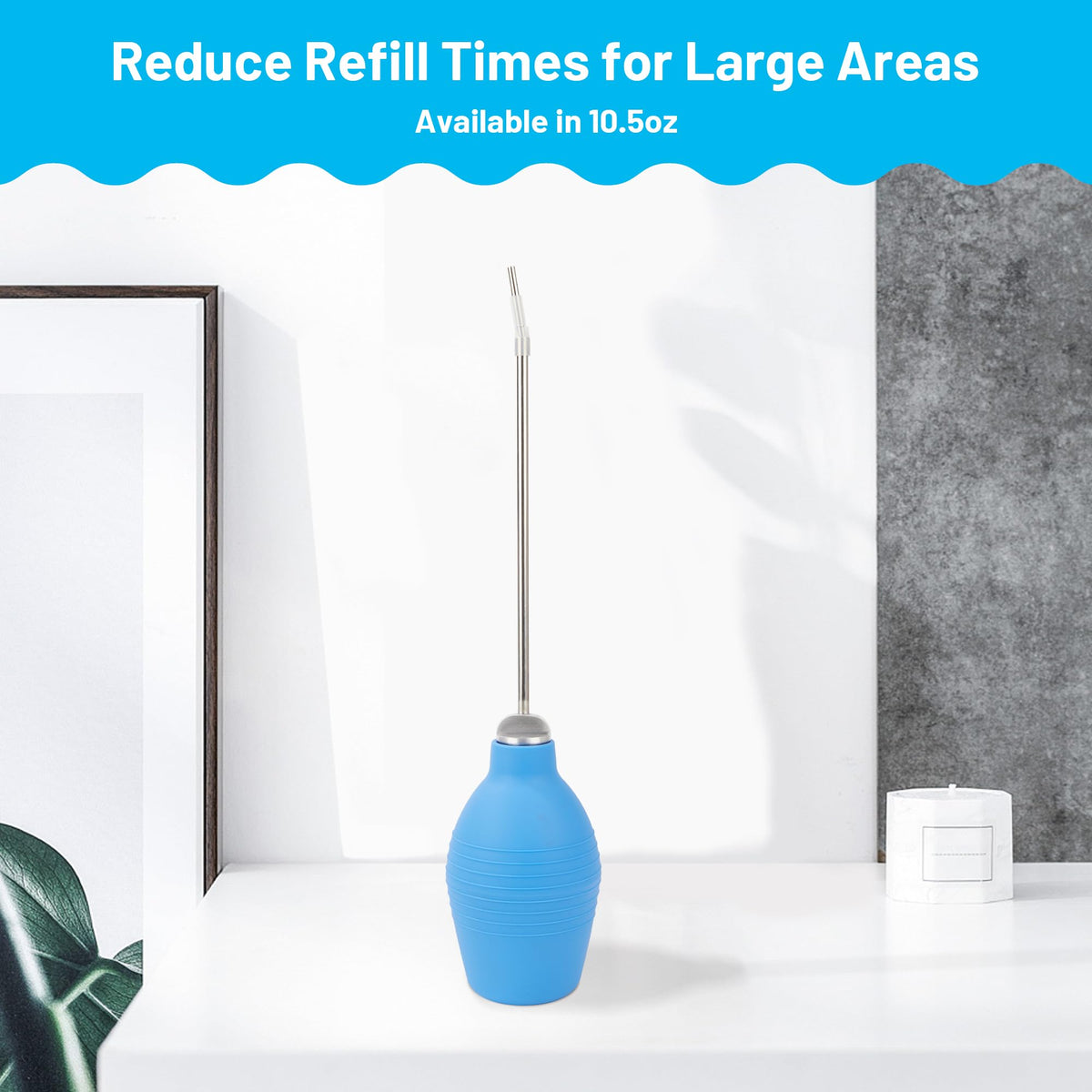 Amviner diatomaceous earth duster with ergonomic handle provides comfortable use