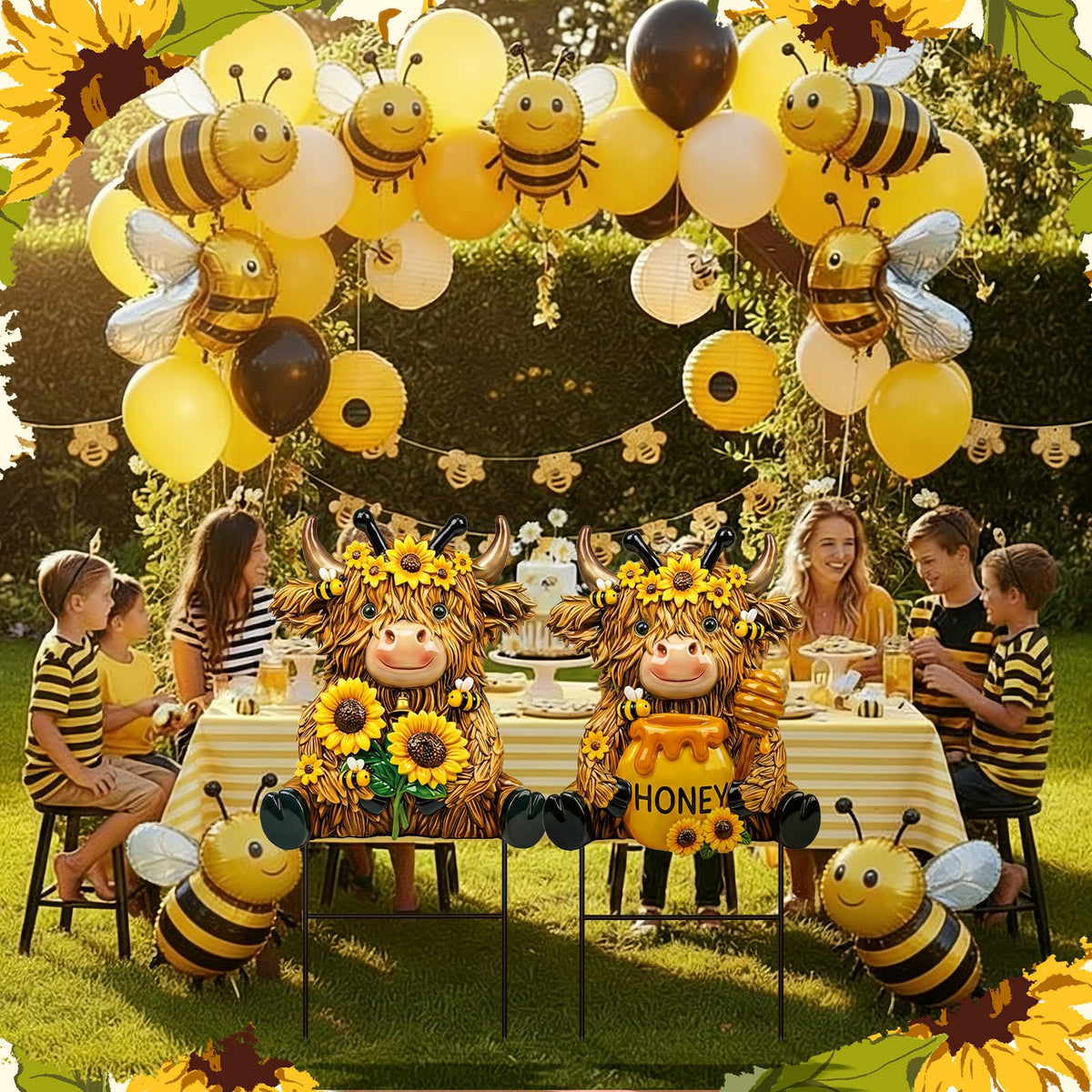 Amyhill bee garden stake set perfect gift for garden lovers