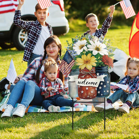 Amyhill patriotic outdoor decoration for Independence Day celebrations