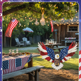 Amyhill metal garden decoration resists outdoor elements for lasting seasonal charm.