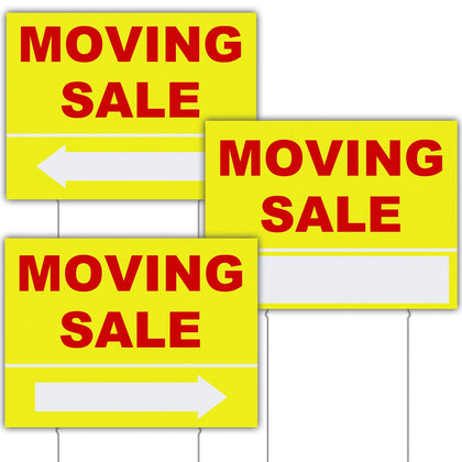 Amyhill moving sale sign kit front-door display to attract passersby