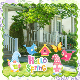 Amyhill spring lawn decor suits gardens, walkways, and porches beautifully.