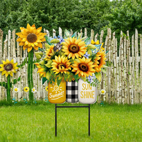 Amyhill patio sign for lawn and walkway adds welcoming touch