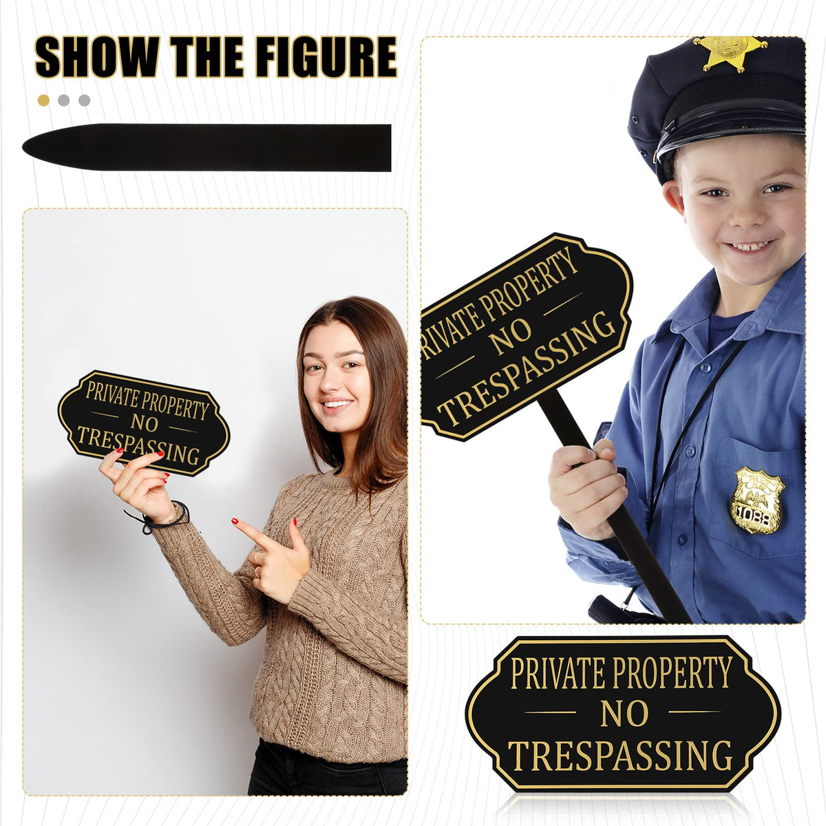 Amyhill two-pack private-property signs ready for outdoor use.
