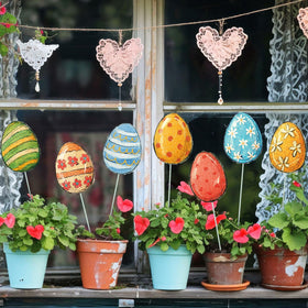Amyhill waterproof Easter yard sign stays vibrant in any weather