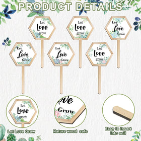 Amyhill 9.9x5.3 cm labels fit small succulents and pots