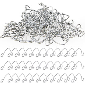 Amylove 500 Pcs T Post Clips closeup, galvanized steel durability for outdoor fencing.