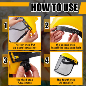 Amylove adjustable visor design fits most users for comfortable all-day wear