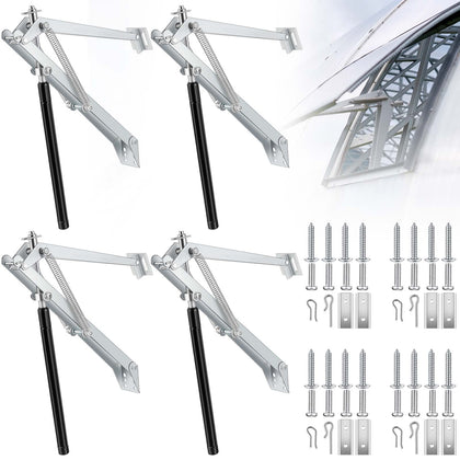 Amylove dual-spring automatic roof vent opener set on greenhouse window for climate control.