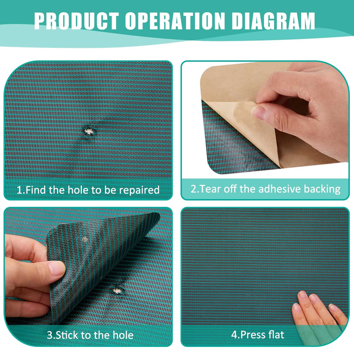 Amylove patch kit open packaging showing easy-to-use self-adhesive patches