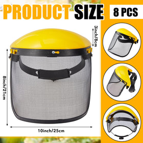 Amylove safety shield in bright yellow enhances visibility while you work outdoors