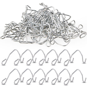 Amylove T-post wire clip close-up in galvanized steel, compact and durable