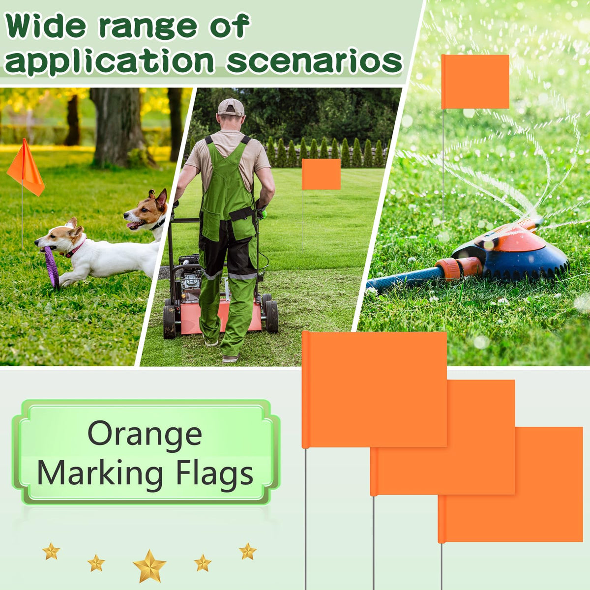 Amylove weatherproof flags resist UV and harsh outdoor conditions