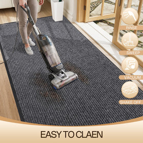 Amyracel extra-large front door mat for generous coverage in busy spaces