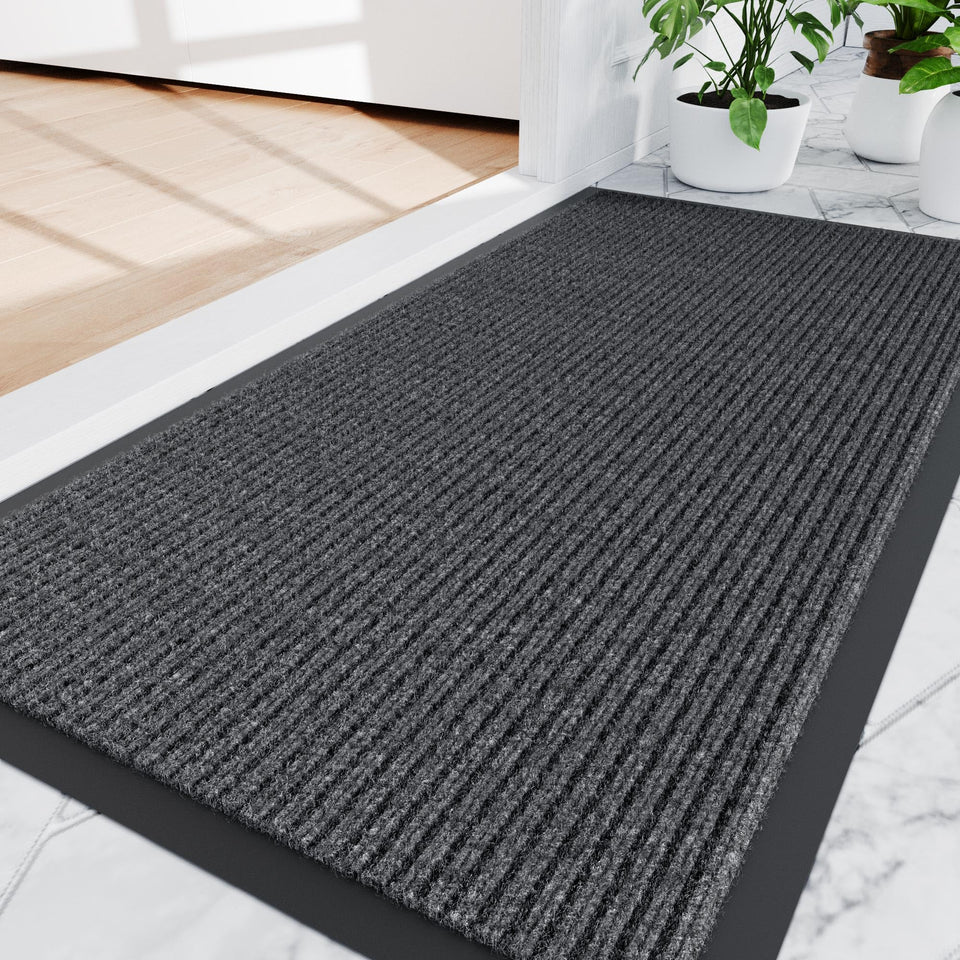 Amyracel front door mat entrance view captures dirt and moisture.