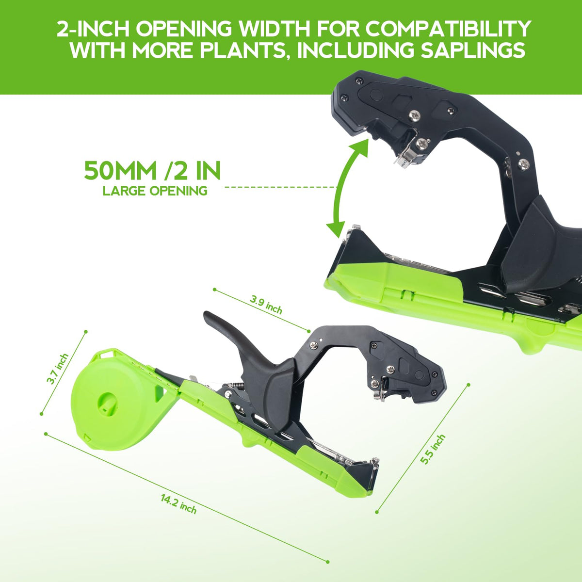 AMZCOM clear staple slot design viewed for precise, smooth operation