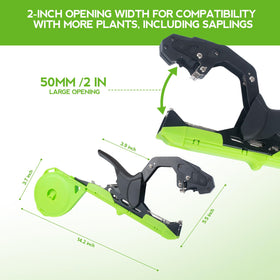 AMZCOM clear staple slot design viewed for precise, smooth operation