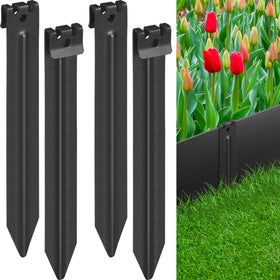 AMZCUBE Landscape Stakes 10-Inch product shot showcasing heavy-duty design for borders.