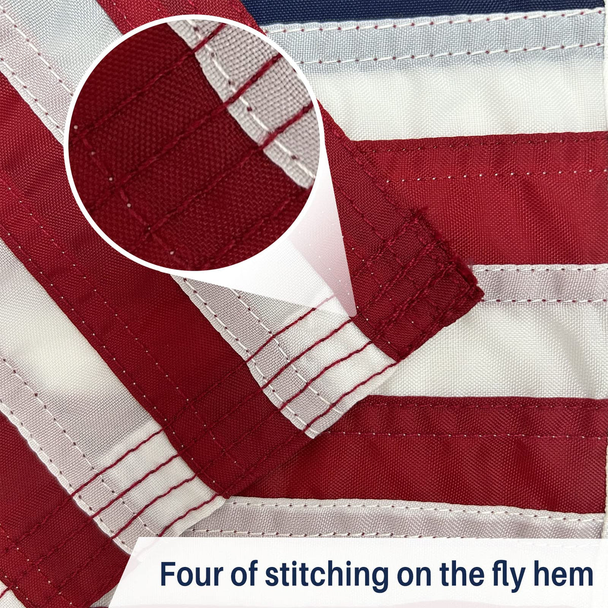 AMZFLAG heavy-duty polyester yacht flag designed to withstand outdoor conditions on water and land.