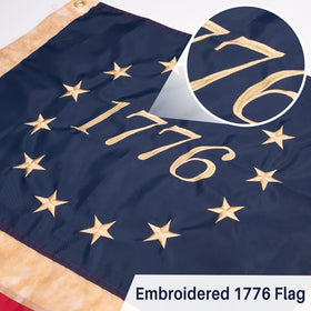 AMZFLAG vivid color Betsy Ross flag resists fading for porch décor.