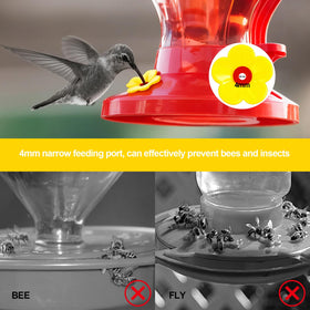 Amzlysdok includes two cleaning brushes to keep ports clean and birds safe.