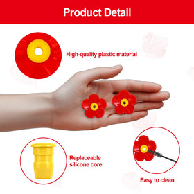 Amzlysdok replacement flowers fit most feeders for quick, tool-free replacement.