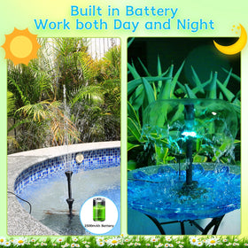 AMZtime ideal setup for bird baths and ponds with easy setup