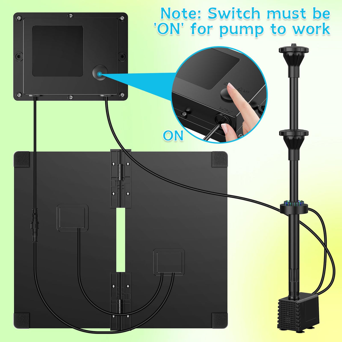 AMZtime long cord supports outlet-free outdoor installation