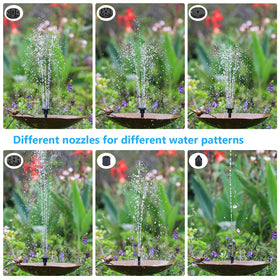 AMZtime six nozzles included for creative water jets