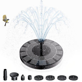 AMZtime six-pattern fountain offering versatile display.