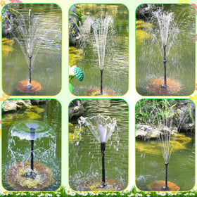 AMZtime spray head nozzles offer varied fountain effects