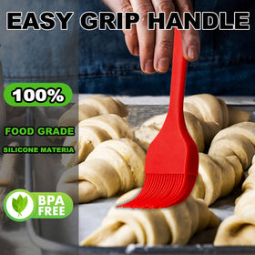 Anaeat silicone brushes withstand high-heat and easy cleaning for busy kitchens.