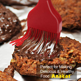 Anaeat one-piece hygienic design basting brush prevents food particle trapping.
