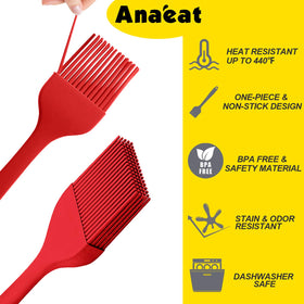 Anaeat thick bristles hold sauces efficiently for flavorful basting.